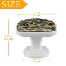 Motivo mimetico 4 PCS Pomelli per Porta, Pomolo per Mobile, Pomelli per Mobili con Viti, Maniglia per Armadietto, Pomelli per Porta, Pomelli per Cassetti per Porta, Armadio, Cassetto e Credenza