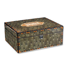 Armadietto sigaro humidor con umidificatore e igrometro importato cedar legno creativo sigaro humidor pianoforte di vernice sigillo grande capacità cassa di sigaretta con scatola regalo da uomo 40 bas