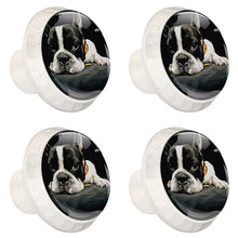 Maniglie per cassetti Manopole per cassetti Manopole rotonde Confezione da 4 per armadietto, cassetti, cassettiere, cassettiere ecc - cane