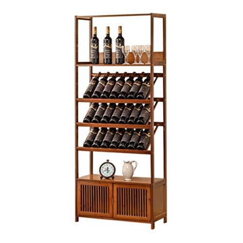 Xuyuanjiashop Porta Bottiglie Titolare armadietto del Vino Bagagli Basamento del Vino Display Rack Vino Wine Rack Rack Rack di stoccaggio mensole Wine Storage con Table Top Armadietti da Vino