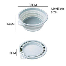 NMBD Prodotti per l'outdoor Portatile Pieghevole Lavabo Campeggio Turismo Pieghevole Esterno Benna Bacino del Bagno lavabo di Uso Domestico in Lavanderia, Medium (Color : Medium)