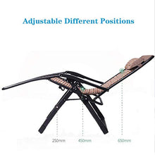 JFFFFWI Sedia Pieghevole Zero Gravity Sedie da Spiaggia Sedia Sdraio Zero Gravity per Giardino, Sedia a Sdraio Pieghevole Reclinabili Pieghevoli Metallo Resistente Portatile Rilassante Lettino recli