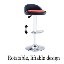 LF- Bar Stool Bar Stool Moda Creativa Bar Chair Casa Schienale Alto Seggiovia Bar Stool Rotante ad Alta Sgabello Sgabello Colazione Ristorante Ascensore Sgabello semplicità (Color : White+Pink)