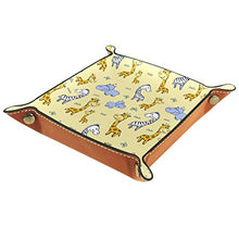 ASDFSD Carino Ippopotamo e giraffa Cassettiera organizer 20,5 x 20,5 cm, Carino ippopotamo e giraffa, 20.5x20.5cm