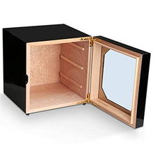 Humidars Cigar Humidor - legno medio Cigar-3 cassetti strato Decent Cigar Box di stoccaggio gabinetto Humidor Cedar legno ricoperto umidificatore igrometro mantenerlo fresco .Scatola di immagazzinaggi