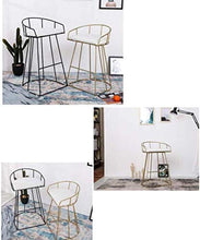 Yxsd Bar Stool Con schienale del sedile Spugna for la prima colazione ripiano della cucina e la casa Nero Moderno Sgabelli ferro for Abitare Attività Cucine poggiapiedi Sedie da pranzo pub Gambe Indus
