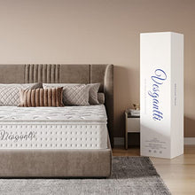 Vesgantti Materasso 80x200, Materasso Singolo Altezza 26cm a Molle Insacchettate Individuali e Memory Foam Supporto Ergonomico a 7 Zone, Materasso Ibrido con 2cm Topper Morbido, Pillow-Top Serie