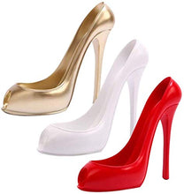 CLQ Resin High Heel Shoe Sculpture, Wine Bottle Holder, Elegant Heel Shoe Shape Wine Rack Bottle Display Stand for Home Bar Hotel Party