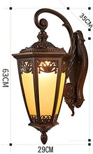 N / A squisita Illuminazione Luce Parete del Giardino Impermeabile Cirrodor Gazebo Garden Villa Garden Illuminazione Staffa Alluminio Vetro Porta Portello Modellato E27 Testa