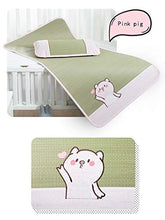 MBY Materassino in bambù, Neonato Bambino Bambino Scuola Materna Due Pezzi Stuoia di Paglia, Nessuna Tintura Nessuna Aggiunta Nessuna Formaldeide (Color : B, Size : 120×60cm)
