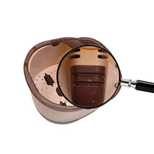 Idromassaggiatore Plantare Bagno Massaggiatore Con Calore,riscaldamento Automatico Pediluvio,con Le Bolle Rulli Medicina Box Maniglia Di Trasporto Piede Terapeutico-marrone 41x35x25cm(16x14x10inch)