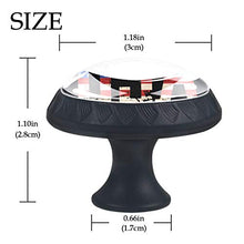 Bandiera americana (3) 4 PCS Pomelli per Porta, Pomolo per Mobile, Pomelli per Mobili con Viti, Maniglia per Armadietto, Pomelli per Porta, Pomelli per Cassetti per Porta, Armadio, Cassetto e Credenza