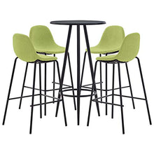UnfadeMemory Set da Bar Set di mobili per Cucina, Giardino 5 pz in Tessuto Verde