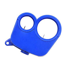 AUEDC Acciaio Inossidabile Ghigliottina Hole Lama a Doppio, Grosso Calibro Cigar Cutter Environmentally Friendly plastica Sigaro ghigliottina per la Maggior Parte Formato di sigari,B,Onepack