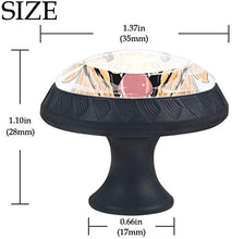 Natale Cane Babbo Natale Animale Pomelli per Porta Set di 4 Pomelli per Mobili Manopole per Cassetti Cucina Armadio Vetro