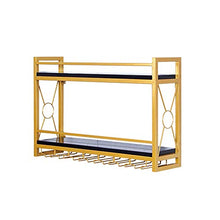 XZPENG - Portabottiglie per Vino, in Ferro battuto, a Doppia Parete, da Appendere alla Parete, Ideale Come Decorazione per la casa, per Vino, 6 Tipi, Nero + Bianco, A