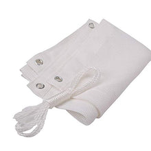 Rete ombreggiante Bianca con Corda E Occhielli, Panno Ombreggiante Serra per Piante da Fiore/Patio (80% Ombra Schermo Solare) (Size : 6x8m)