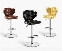 Poltrone Nubao Sgabello con poggiapiedi, Confortevole con Schienale Sedia da Pranzo Salone di Bellezza Aula Sala riunioni Altezza Regolabile Sgabello Bar (Colore: C, Dimensione: 63-83CM)
