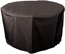N / A mobili di Copertura Home, Impermeabile Antivento mobili da Giardino UV, coperture Patio Tavolo utilizzato per la Pesante Oxford mobili Panno Rattan,163X58CM,Marrone