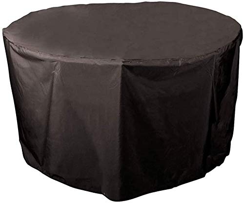 N / A mobili di Copertura Home, Impermeabile Antivento mobili da Giardino UV, coperture Patio Tavolo utilizzato per la Pesante Oxford mobili Panno Rattan,130X70CM,Marrone
