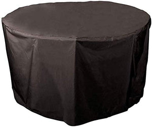 N / A mobili di Copertura Home, Impermeabile Antivento mobili da Giardino UV, coperture Patio Tavolo utilizzato per la Pesante Oxford mobili Panno Rattan,130X70CM,Marrone