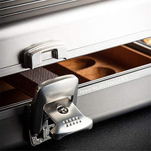 Panjianlin Cigar Box Innovativa Comodo Blocco Cigar Humidor Grande capacità di Alluminio in Lega di magnesio Caso Legno di Cedro Cigar Box Portable di Viaggio Cigar Box di stoccaggio