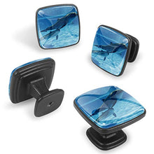 Coppia di delfini 4 PCS Pomelli per Porta, Pomolo per Mobile, Pomelli per Mobili con Viti, Maniglia per Armadietto, Pomelli per Porta, Pomelli per Cassetti per Porta, Armadio, Cassetto e Credenza