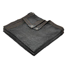 Bordo in Tessuto Nero con Occhielli, Tessuto all'85% per Copertura per Tetto. Tetto per Serra (Dimensioni : 4x5m)
