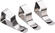 HCYY Clip per tovaglia 8 Pezzi Clip per Supporto per tovaglia Clip per tovaglia in Acciaio Inossidabile Clip per tovaglia da Picnic per Feste Supporto per Morsetto Strumenti