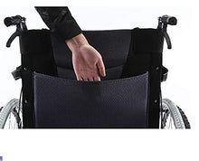 Sedia A Rotelle per Anziani in Acciaio al Carbonio Addensato con WC, può Essere Piatta A 180 °, Sedia A Rotelle per Disabili Semovente Pieghevole, Sedia da Viaggio Portatile con Freni A Mano Anterior