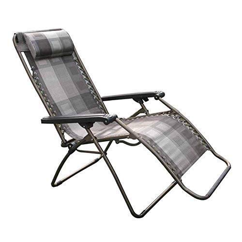 Hfyg Lettino Prendisole Sedie Sdraio reclinabili, Tessuto in textilene Sedia reclinabile Prendisole Sedie a Sdraio Estate Pausa Pranzo Pieghevole da Giardino Lettino Chaise Longue