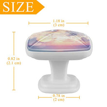 Cielo rosa 4 PCS Pomelli per Porta, Pomolo per Mobile, Pomelli per Mobili con Viti, Maniglia per Armadietto, Pomelli per Porta, Pomelli per Cassetti per Porta, Armadio, Cassetto e Credenza