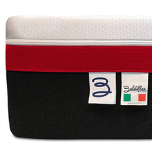 Baldiflex Materasso Matrimoniale in Memory con Micro Molle Hybrid Sport Fluttuo Misura 160x200 cm H25 cm
