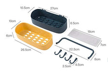 DXBFZGZ Portaoggetti da bagno appeso a parete bagno lavaggio gratuito punzonatura pasta ventosa cucina vanity wall storage box