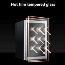 VIY Umidificatore per Sigari, Humidor con Ripiani in Legno di Cedro, 11-18 °C, Touch Display Digitale, 38 Db, Illuminazione A LED, 33L, 300 Sigari, Nero