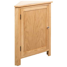 vidaXL Legno Massello di Rovere Armadietto ad Angolo Mobiletto Angolare Credenza Bassa Armadio Portaoggetti Mobili Arredo 59x36x80 cm