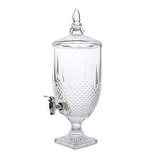 Tesysyet Bottiglie di Succo di Frutta Europea Commerciale Vetro Bevanda Birra Benna con Tap Occidentale Ristorante Hotel con Freddo Acqua Riempita di Vino Contenitori 19 * H52cm 4.5L (Color : A)