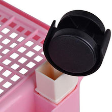 &ripiano di stoccaggio Scaffalature multi-funzione semplice soggiorno camera da letto bagno a 4 strati protezione ambientale con cremagliera di finitura ruote rosa Scaffale di finitura