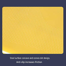 Sgabello per servizi igienici Step sgabello per uso domestico Toilet ausiliario Foot Sgabello Sgabello da bagno Bagno Sgabello di accovacciamento antiscivolo può alleviare stitichezza 44x27.3x20.5cm