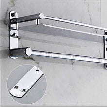 ZLININ Y-longhair Accessori da bagno a parete in acciaio inox porta asciugamani con gancio Mensola da bagno Ciondolo 40CM