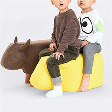Mobili per la casa e Giardino Simpatico Pouf Imbottito, Pouf ottomano Imbottito per Bambini Gomma Pelle Scamosciata Pouf Pouf Sgabello poggiapiedi Ottomani da Cucina (Colore : A)