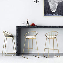 Yxsd Sedie da Pranzo Ferro Bar Stool Ferro battuto Bar Stool Cafe Bar Sedia Alta Sedia Sgabello Cucina Colazione Bench Chair Altezza Seduta (Color : E)