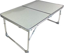 TONG HXF- Tavolino Tavolo scrivania Computer Portatile Easy Desk vivaio Esterna Tabella Piccoli Pieghevoli Durevole (Color : Silber)