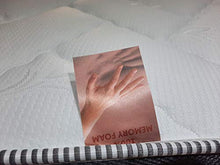 SARDAMATERASSI Letto matrimoniale con box contenitore in similpelle grigio, elegante e moderno, compreso di materasso memory altezza 21 cm ortopedico e coppia guanciali omaggio