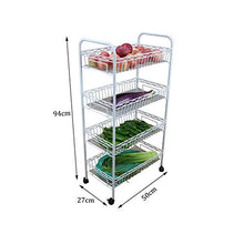 &ripiano di stoccaggio Scaffalature multifunzione Home Living Room Cucina Frutta e verdura Scaffale di finitura per deposito a terra Scaffale di finitura