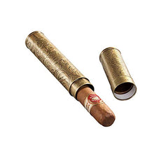 YAeele. Scolpita in Bronzo Viaggio Portatile Cigar Box, Singolo Sealed Grande Diametro Regalo Scatola di imballaggio Cigar idratante Tubo, Alta qualità Buon Umore, Good Life