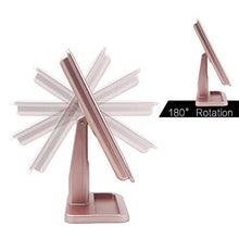 Specchio Per Il Trucco Lampada Da Tavolo Per Trucco Dimmerabile Con Luce A Specchio Per Trucco Con Altoparlante Bluetooth Illuminato A LED Portatile Illuminato Per Bagno (Size:Free Size; Color:White)
