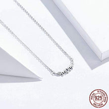 Baoxiaohed Collana in Argento Sterling, Collana Mom in Stile Moda Argento Sterling 925, Adatta per Festa della Mamma, Regali di Anniversario E Regali di Compleanno