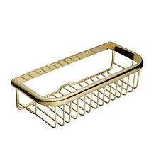 SWNN Bathroom Shelves Mensola da Bagno in Rame, Stile Europeo E Americano, Cesto Quadrato, Minimalista, Moderno, Hardware, Ripiano da Bagno, Scaffale da Bagno 300 * 135 * 75mm