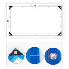 XIAOXIAO Rete ombreggiata Rete Ombreggiante Crema Solare Blu Crittografia A 8 Pin Piscina Parco Acquatico Isolamento Zona Fredda Uso Domestico (Size : 1 x 2m)